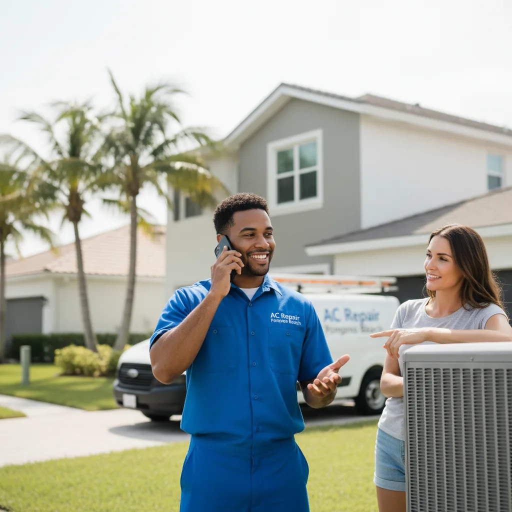 AC Repair Pompano Beach customer support in Marble Hill